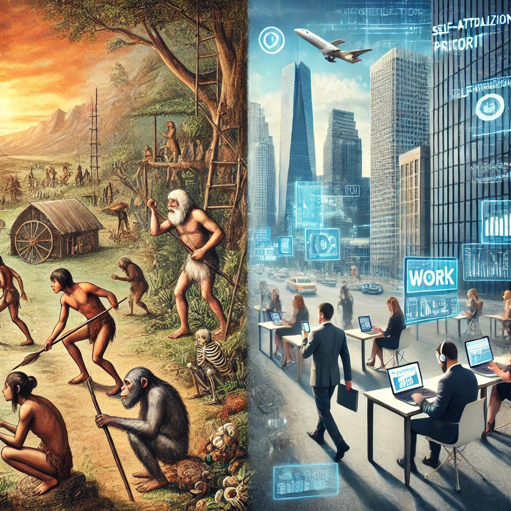 La storia dell'umanità è caratterizzata da un costante cambiamento delle  priorità., image size:1024x1024